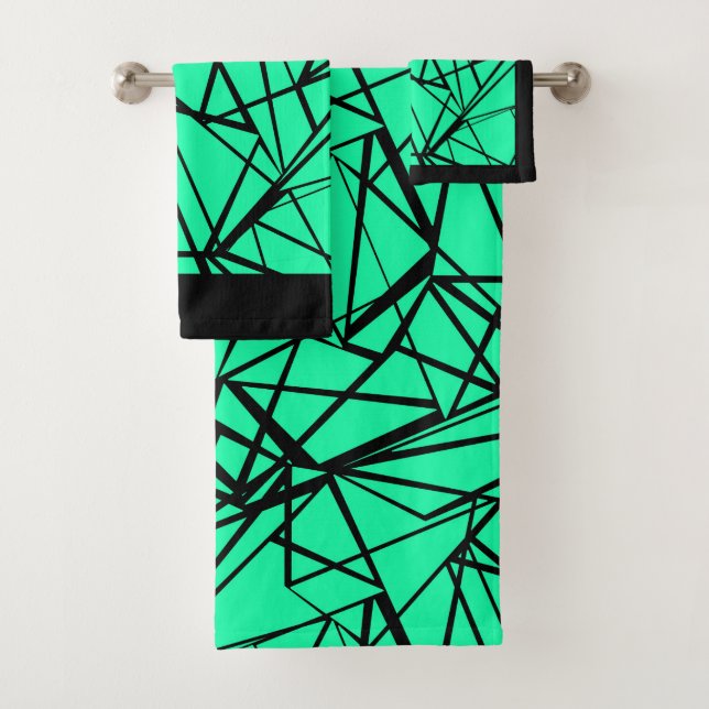 Turquesa abstracta negra (In situ)