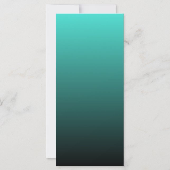 Turquesa Ombre Negro (Anverso)