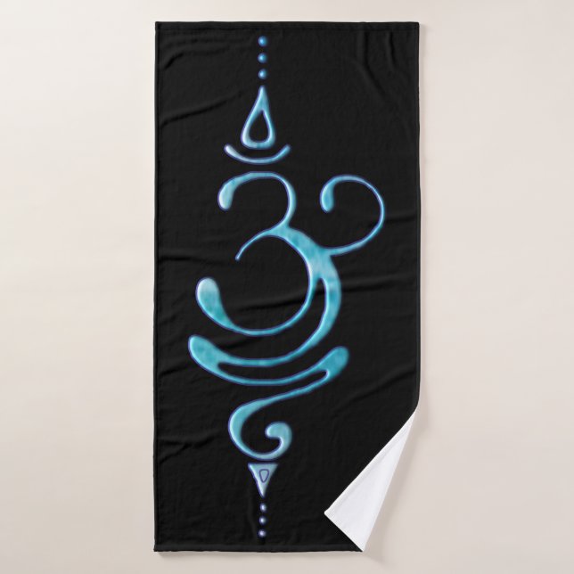 Turquesa Respira  (Toalla de baño)