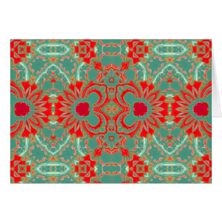 Turquesa sofisticada bohemia NT floral coralino