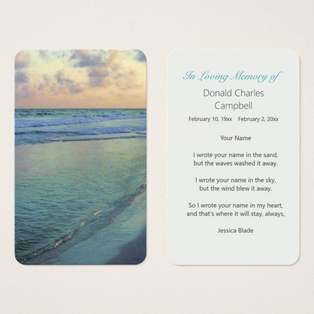 Turquesa Tranquilidad Shores Sunset (Anverso y reverso)