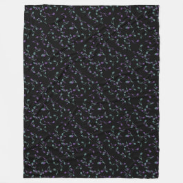 Turquesa y manta púrpura del paño grueso y suave