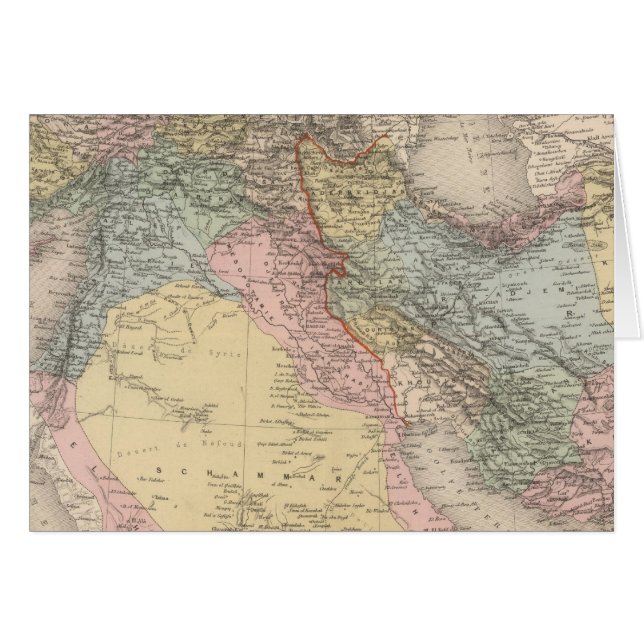 Turquía asiática y Persia (Anverso (Horizontal))
