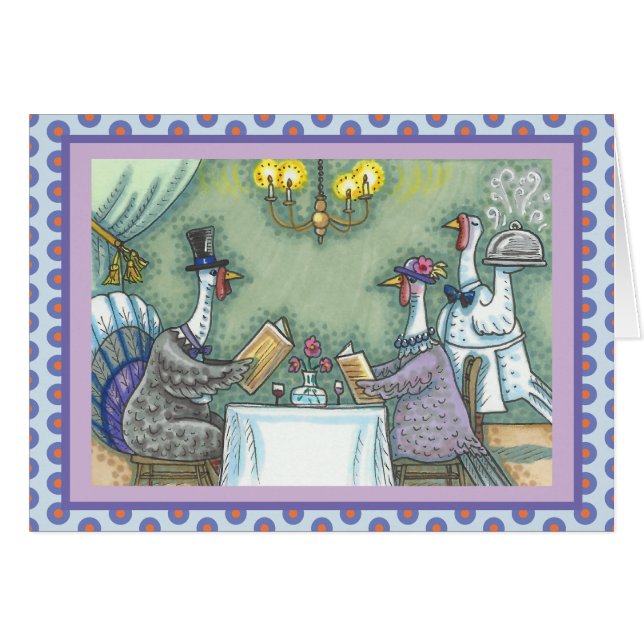 TURQUÍA BUENA COMIDA GRACIAS A LAS GRANDES TARJETA (Anverso (Horizontal))