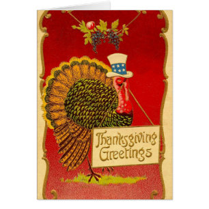 Turquía del Día de Acción de Gracias Retro