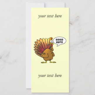 Turquía Good Eats Business Rack Card