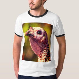 Turquía levanta camiseta cercana y personal
