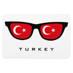 Turquía sombrea el texto y el imán de encargo de