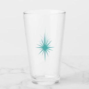 Turquoise Atomic Starburst Retro