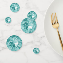 Turquoise Gems Confetti