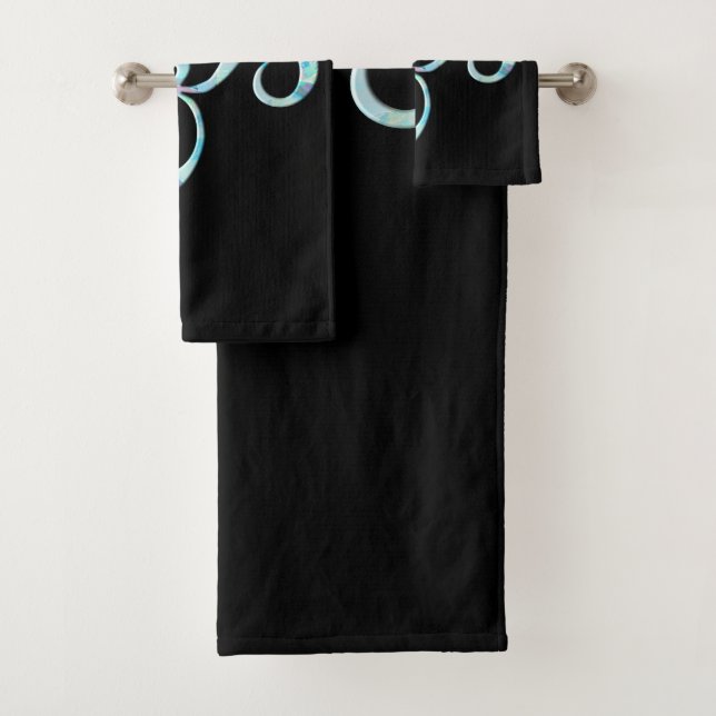 Turquoise Marbled Om (In situ)