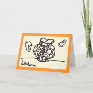 Turtle Hug - tarjeta de saludo