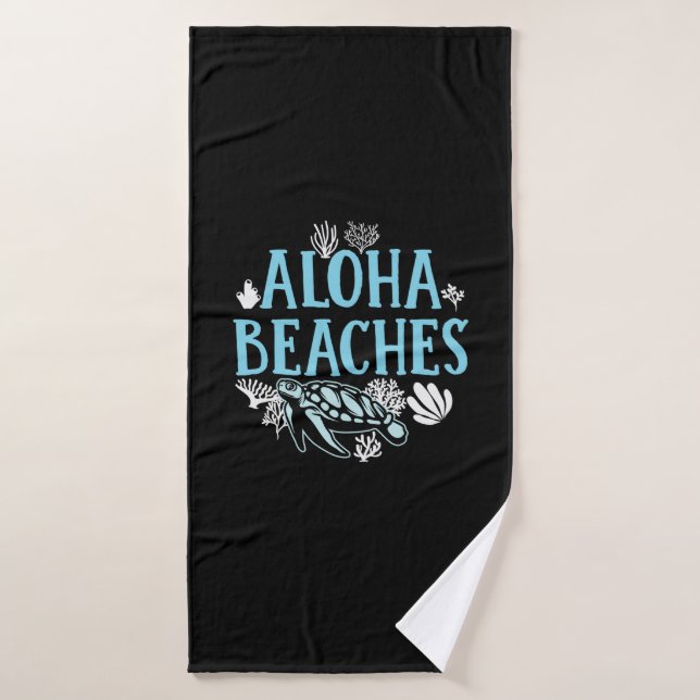 Turtle Lover | Playas de Aloha (Toalla de baño)
