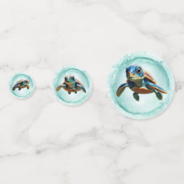 Turtle-y asombrosa mesa confetti