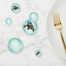 Turtle-y asombrosa mesa confetti