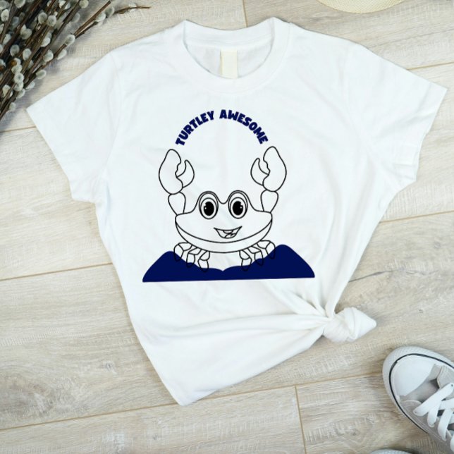¡Turtley Impresionante! Camiseta Cute Turtle Desig (Subido por el creador)