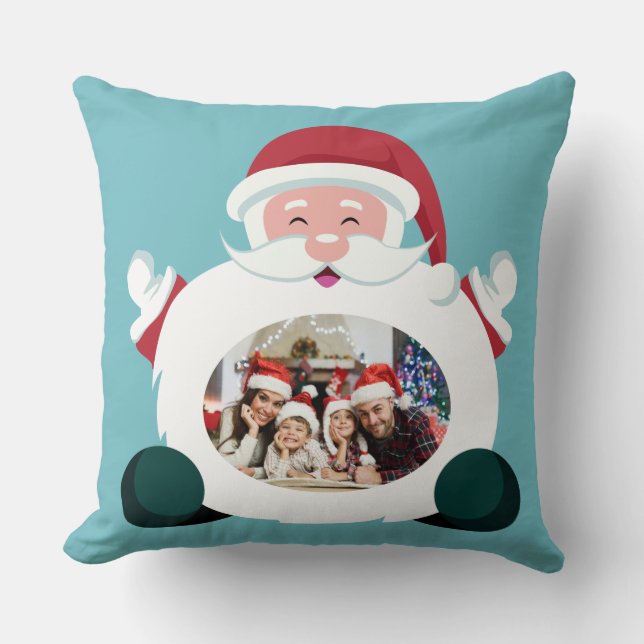 TUS 2 FOTOS en almohadas personalizados de marco S (Anverso)