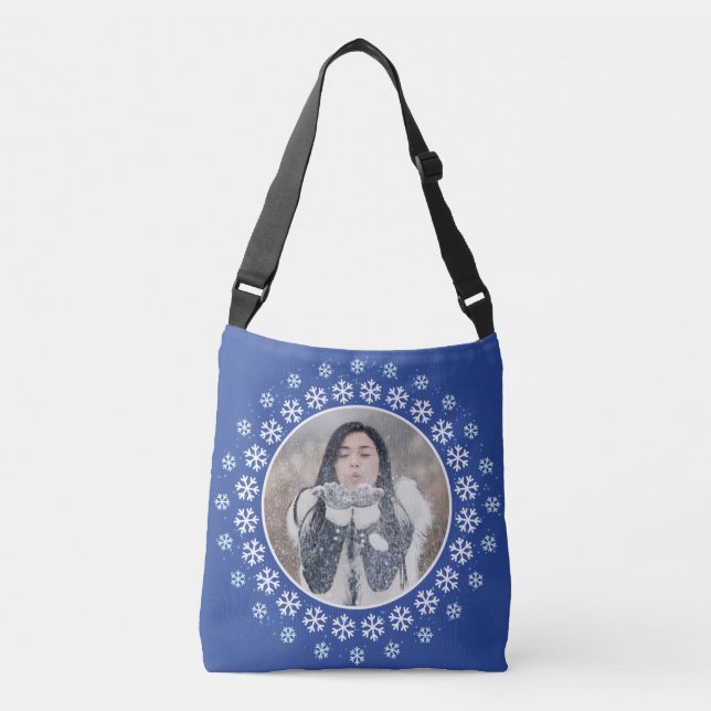 TUS 2 FOTOS en bolsas de personalizado de Snowflak (Anverso)