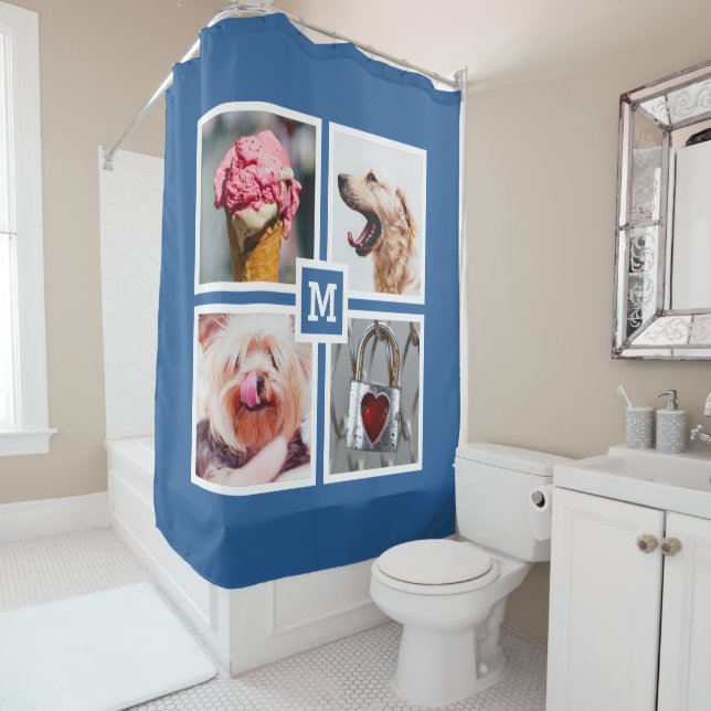 TUS 4 FOTOS Y Cortina de ducha MONOGRAM (In situ)