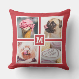 TUS 8 FOTOS Y LA almohada MONOGRAMA