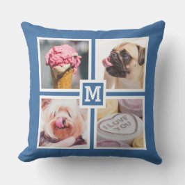 TUS 8 FOTOS Y LA almohada MONOGRAMA