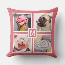 TUS 8 FOTOS Y LA almohada MONOGRAMA