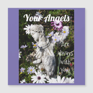 Tus ángeles siempre están contigo Ángel Floral