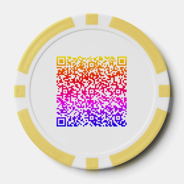 Tus fichas de póquer de análisis de código QR - El (Anverso)
