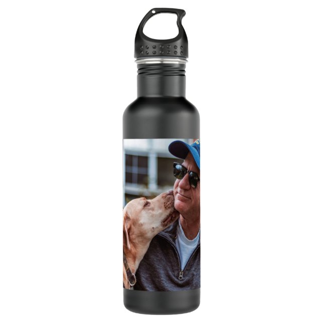 TUS fotos personalizado botella de agua (Anverso)