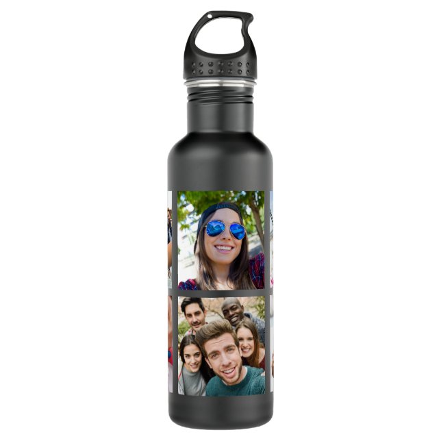 TUS FOTOS personalizado botellas de agua (Anverso)