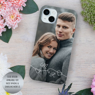 Tus Monogramas Y Corazones De Amor Entrelazados