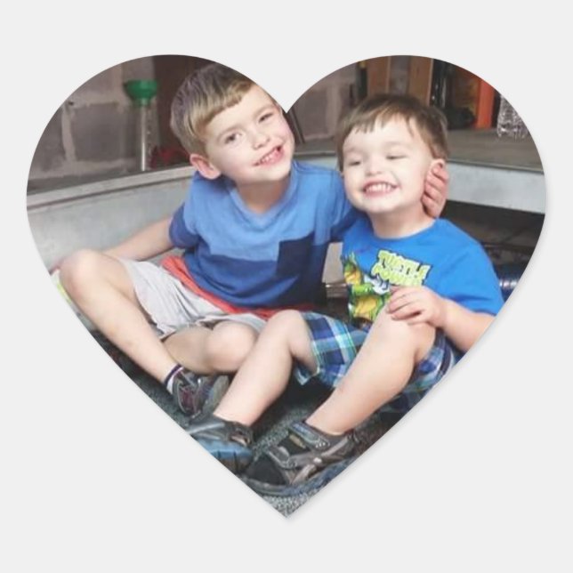 Tus pegatinas de foto-corazón (Anverso)