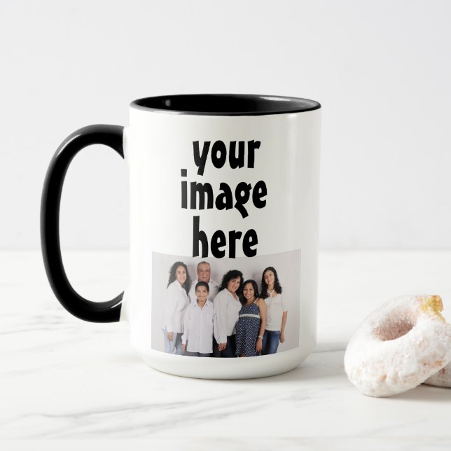 tus tazas de café personalizadas fotográficas (Con donut)