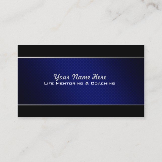 Tutoría y entrenar tarjetas de visita (Anverso)