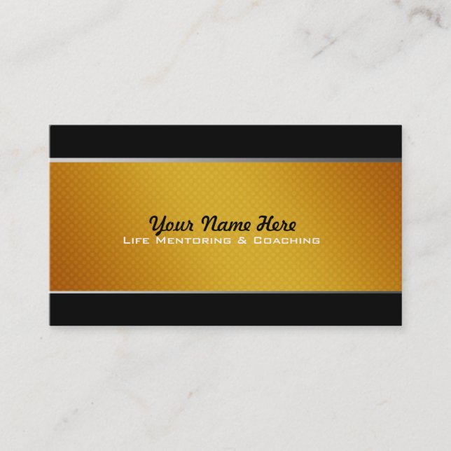 Tutoría y entrenar tarjetas de visita (Anverso)