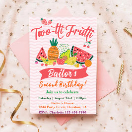 Tutti Frutti | Invitación a cumpleaños de Fiesta d