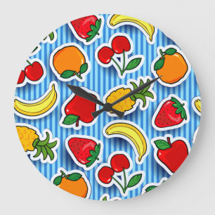 Tutti frutti, reloj de pared