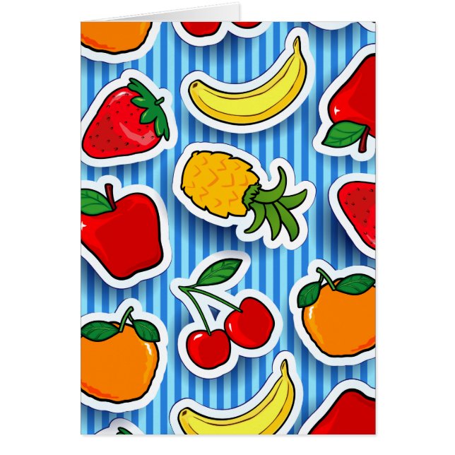 Tutti frutti, tarjeta (Frente)