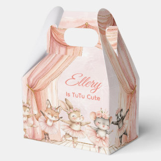 🦊 🐰 🩰 "TuTu Cute" Ballerina Cajas Fiestas