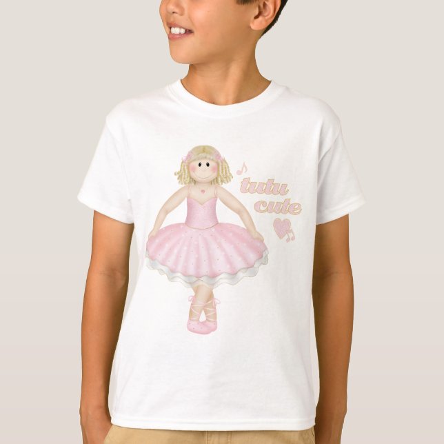 Tutu Cute (rubia) - Camiseta de niño (Anverso)