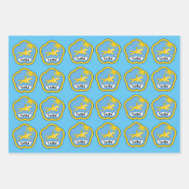 TUVA - Papel de envoltura de escudo de armas