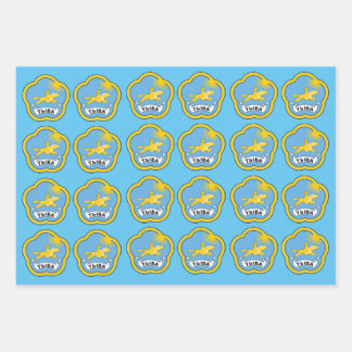 TUVA - Papel de envoltura de escudo de armas