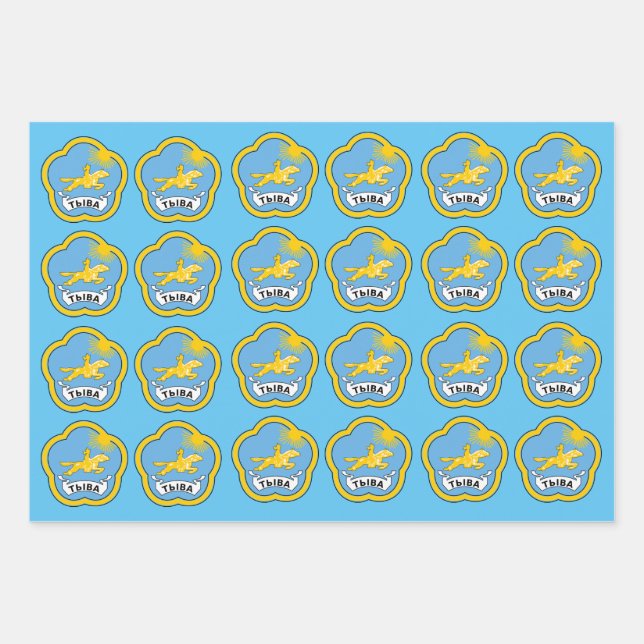 TUVA - Papel de envoltura de escudo de armas (Anverso)