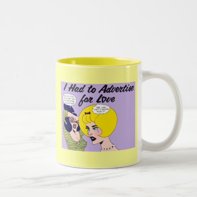 ¡"Tuve que hacer publicidad para TAZA del amor"! (Derecha)