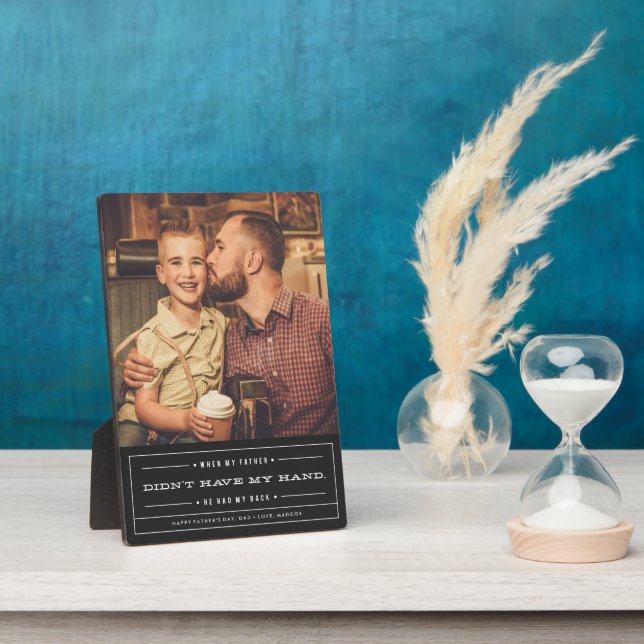 Tuvo la placa del Día de mi Padre (Lado)