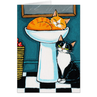 Tux y gatos de Tabby en el ilustracion del