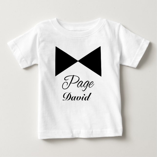 Tuxedo Personalizable de la página Camisa de niño (Anverso)