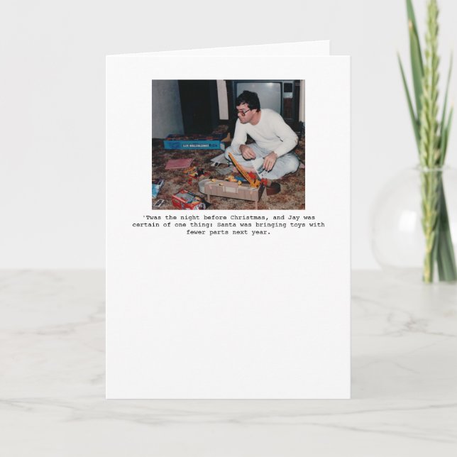 'Twas la noche antes del navidad… Tarjeta de (Anverso)