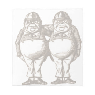 Tweedle Dee y Tweedle la libreta de Dum