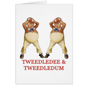 TWEEDLEDEE Y TWEEDLEDUM EN WONDERLAND